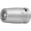 Impact socket wrench 1/4", magnetic type 6176